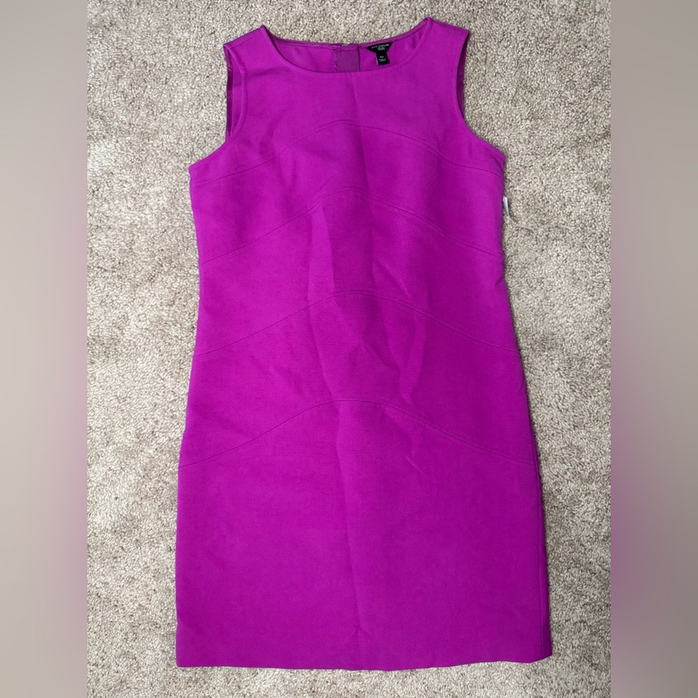 H&M Sleeveless Sheath Dress in Bright Magenta